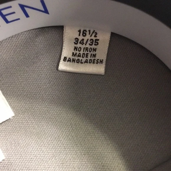 NEW - Van Heusen Mens Button Up Dress Shirt - Large - Picture 3 of 7